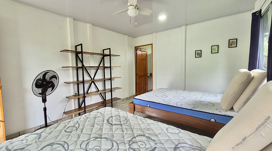 Costa Rica - Osa - Corcovado - Htel 1 maison et 3 cabinas - Cabina 1 - Chambre - vue 2