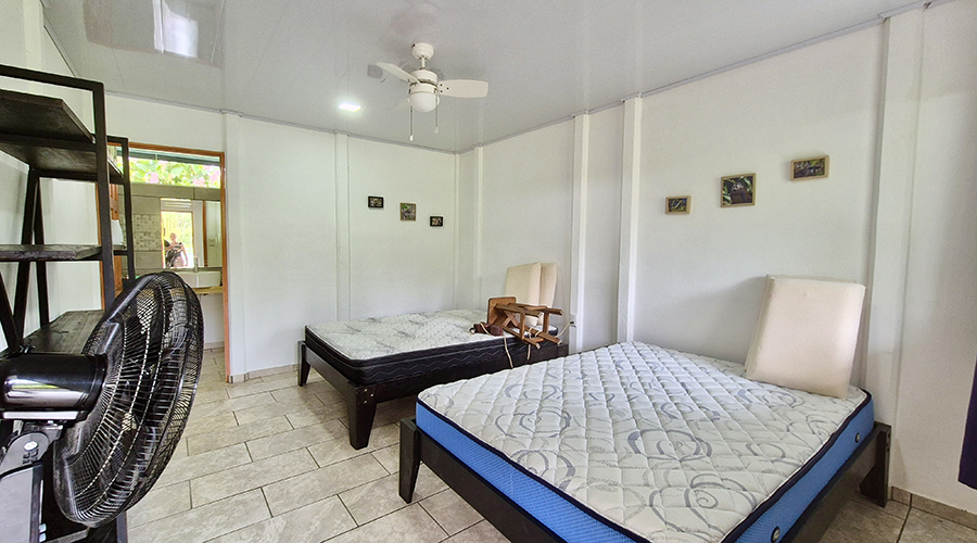Costa Rica - Osa - Corcovado - Htel 1 maison et 3 cabinas - Cabina 2 - Chambre - vue 1