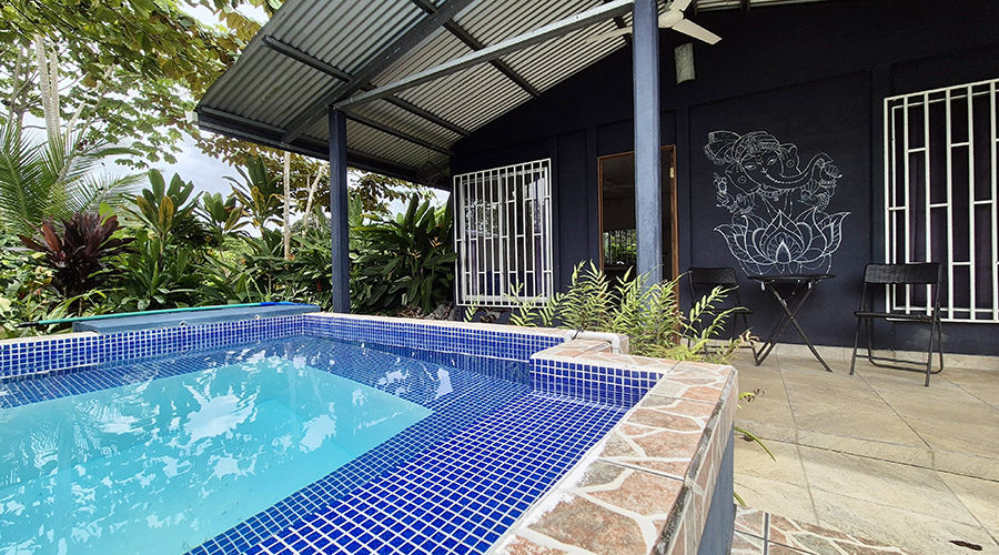 Costa Rica - Osa - Corcovado - Htel 1 maison et 3 cabinas - Maison principale - vue 2