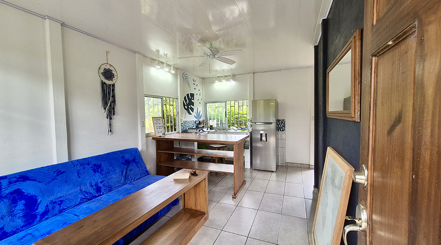 Costa Rica - Osa - Corcovado - Htel 1 maison et 3 cabinas - Maison principale - Sjour - vue 1
