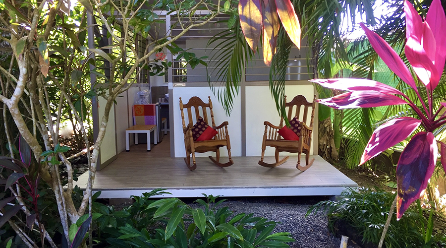 Costa Rica - Province de Puntarenas - Jaco - Htel - Bungalow 2 - Terrasse