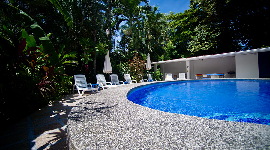 Costa Rica - Province de Puntarenas - Jaco - Htel - piscine - vue 1