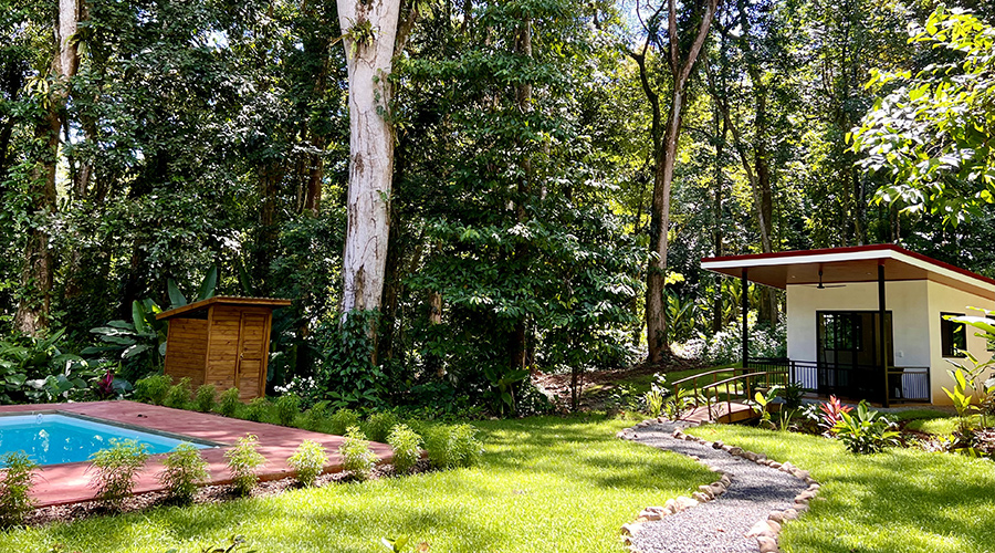 Costa Rica - Osa - Bahia Ballena - Ojochal - Casa Ventanas 1 + 1 - Cabina - Extrieur - vue 3