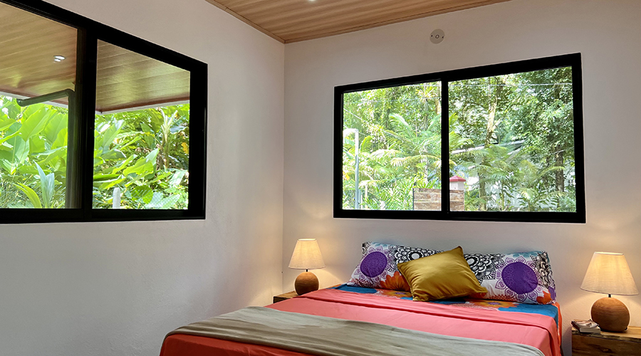 Costa Rica - Osa - Bahia Ballena -Ojochal - Casa Ventanas 1 + 1 - Chambre 2 - vue 2