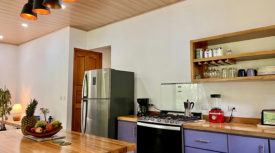 Costa Rica - Osa - Bahia Ballena -Ojochal - Casa Ventanas 1 + 1 - Cuisine - vue 3