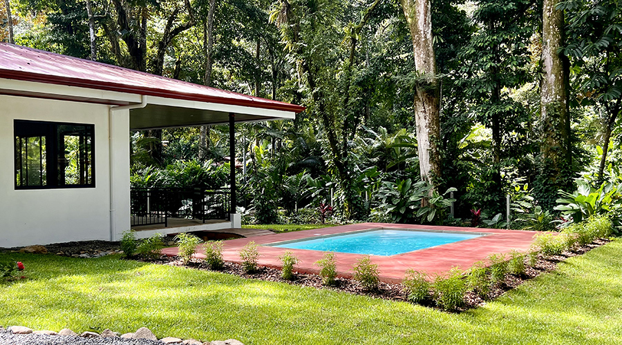 Costa Rica - Osa - Bahia Ballena -Ojochal - Casa Ventanas 1 + 1 - Extrieur - vue 2