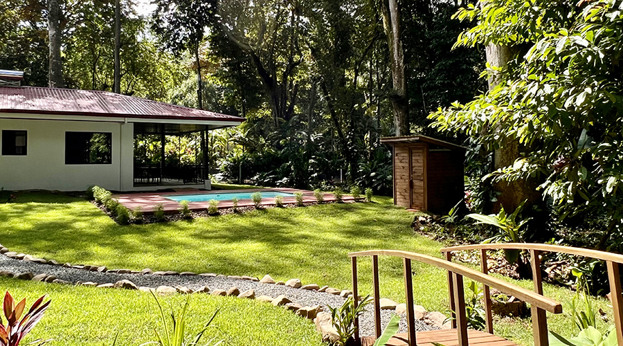 Costa Rica - Osa - Bahia Ballena -Ojochal - Casa Ventanas 1 + 1 - Extrieur - vue 4