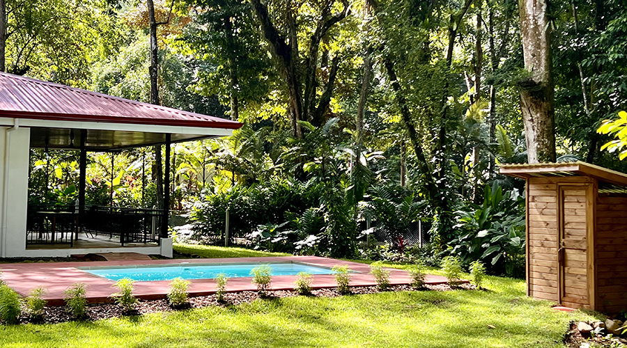 Costa Rica - Osa - Bahia Ballena -Ojochal - Casa Ventanas 1 + 1 - Extrieur - vue 5