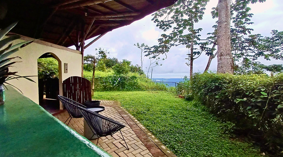 Costa Rica - Osa - Puerto Corts - Maison Oasis - Terrasse - vue 1