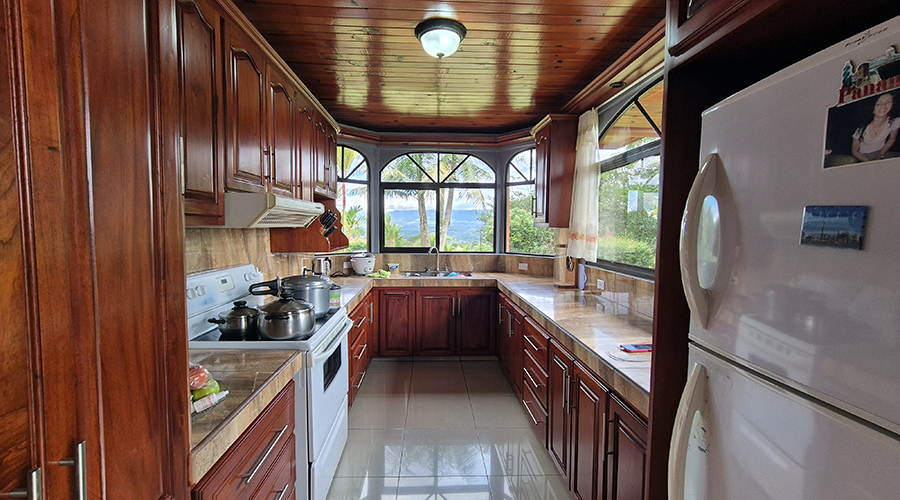 Costa Rica - San Vito de Coto Brus - Casa Orotina - Cuisine - vue 1