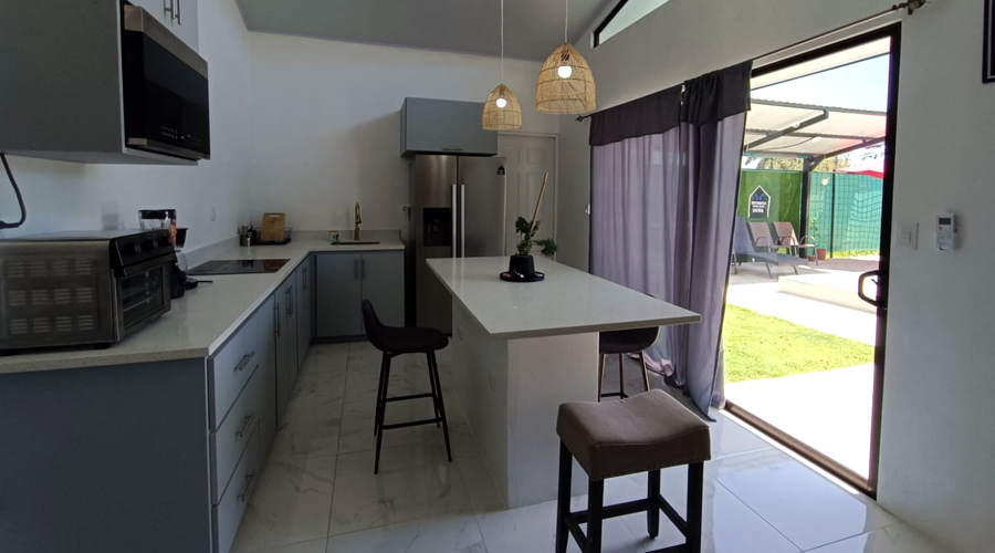 Costa Rica, Pacifique Sud, Uvita - Maison Papillon - Cuisine 5