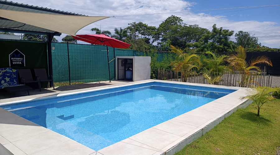 Costa Rica, Pacifique Sud, Uvita - Maison Papillon - Piscine 1
