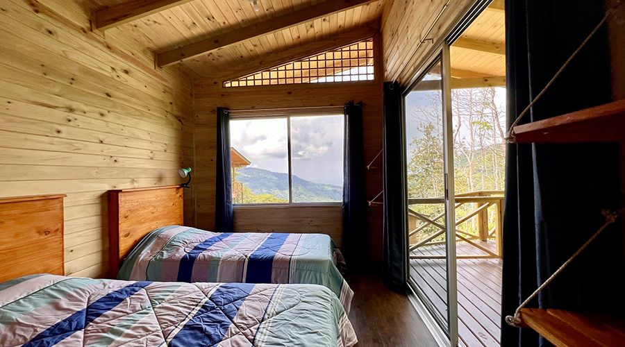 Costa Rica - Perez Zeledon - San Isidro - Terrazas de Morete - Cabina 2 - Chambre 2 - vue 1