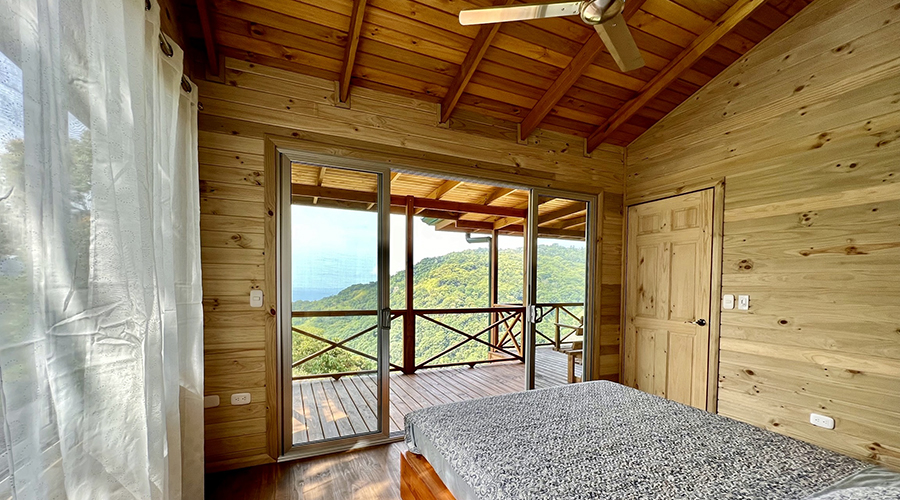 Costa Rica - Perez Zeledon - San Isidro - Terrazas de Morete - Maison principale - Chambre 1 - vue 2