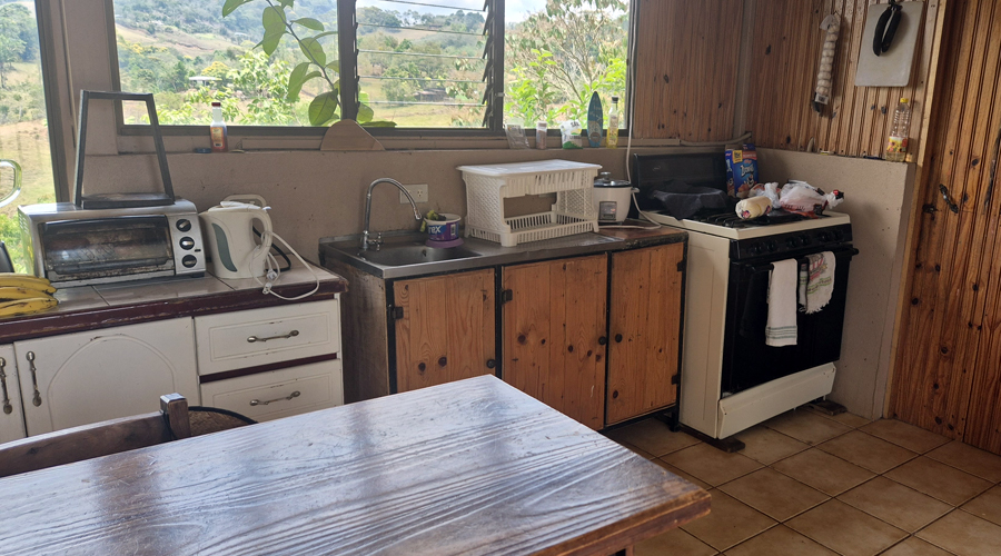 Costa Rica, Pacuarito, San Isidro, Finca Casita et Rivi�re - Cuisine 1
