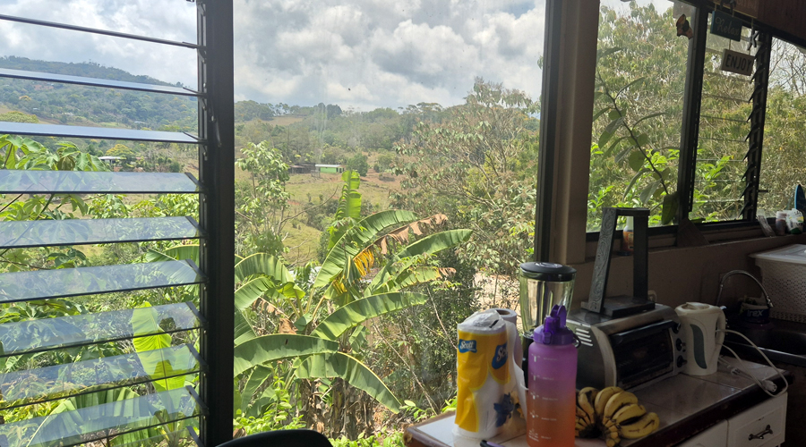 Costa Rica, Pacuarito, San Isidro, Finca Casita et Rivi�re - Cuisine 2
