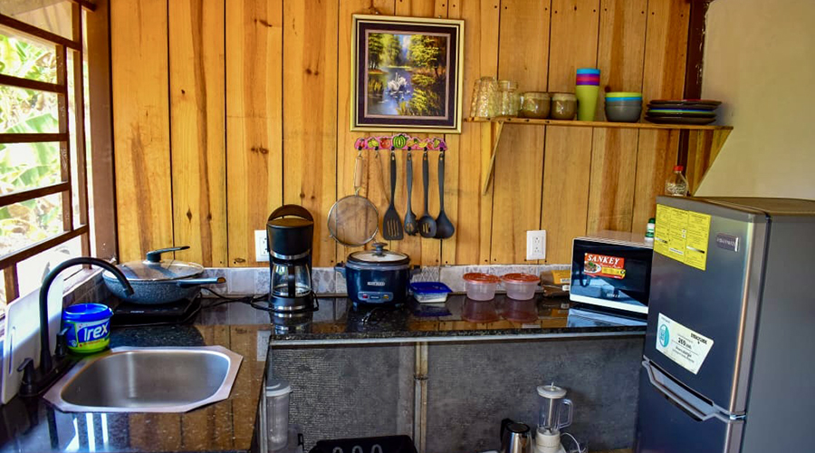 Costa Rica - Province de San Jos - Finca Platanillo 1 + 4 - Cabina 1 - Cuisine