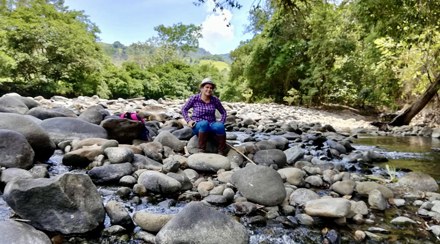Costa Rica - Province de San Jos - Finca Platanillo 1 + 4 - Le ruisseau annuel