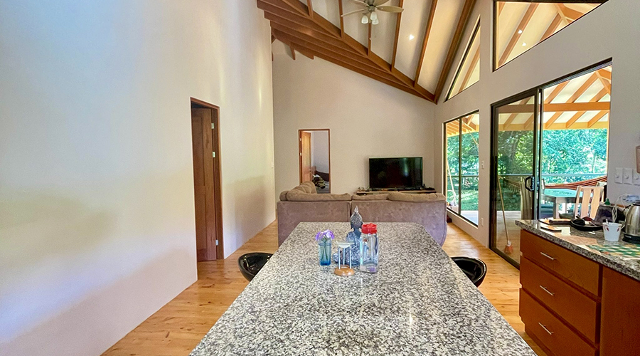 Costa Rica - San Isidro - San Ignacio - Ferme en Permaculture - Sjour et cuisine - vue 1