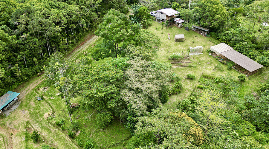 Costa Rica - San Isidro - San Ignacio - Ferme en Permaculture - Vue du ciel - 3
