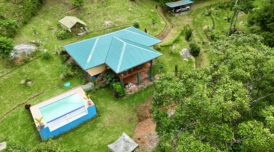 Costa Rica - San Isidro - San Ignacio - Ferme en Permaculture - Maison - vue 4