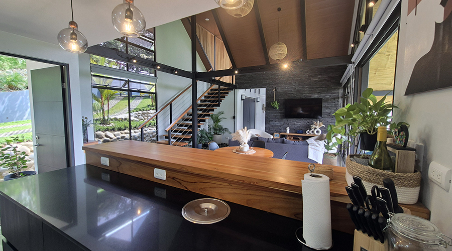 Costa Rica - Perez Zeledn - San Isidro De El General - Casa Rosario - La cuisine - vue 4