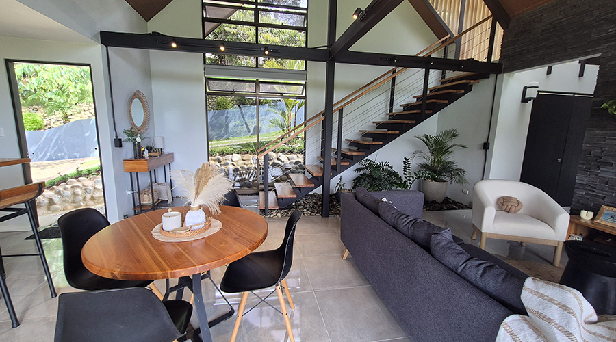 Costa Rica - Perez Zeledn - San Isidro De El General - Casa Rosario - Le sjour - vue 2
