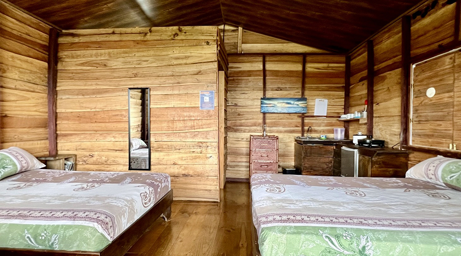 Costa Rica - Perez Zeledon - San Isidro - Airbnb Tinamastes (1+3) - Cabina 1 - Chambre - vue 1