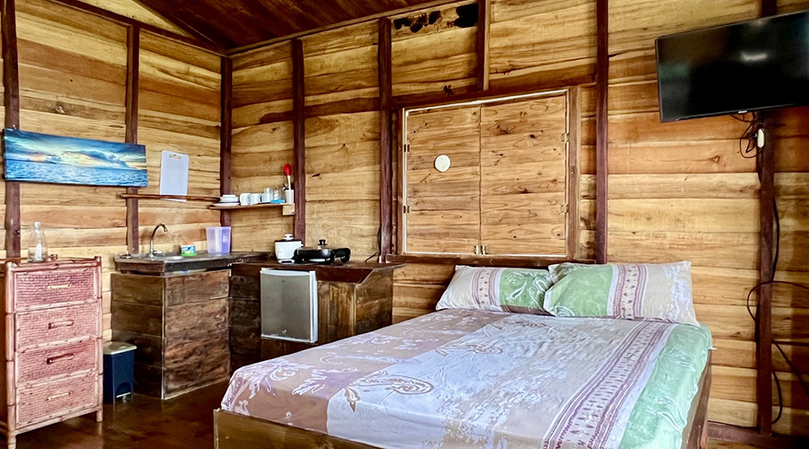 Costa Rica - Perez Zeledon - San Isidro - Airbnb Tinamastes (1+3) - Cabina 1 - Chambre - vue 2