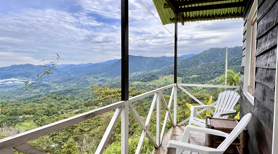 Costa Rica - Perez Zeledon - San Isidro - Airbnb Tinamastes (1+3) - Cabina 1 - Extrieur 5