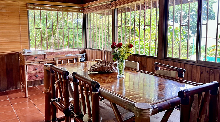 Costa Rica - Perez Zeledon - San Isidro - Airbnb Tinamastes (1+3) - Maison principale - Cuisine - vue 4