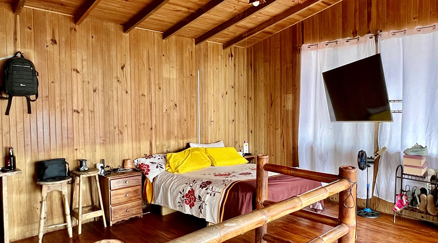 Costa Rica - Perez Zeledon - San Isidro - Airbnb Tinamastes (1+3) - Maison principale - Chambre tage - vue 2