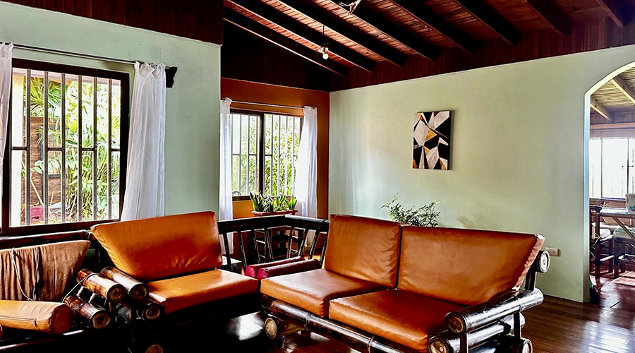 Costa Rica - Perez Zeledon - San Isidro - Airbnb Tinamastes (1+3) - Maison principale - Sjour - vue 2