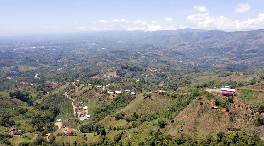 Costa Rica, Province de San Jose, San Isidro del General - Las 6 Terrazas - Vue drone 5