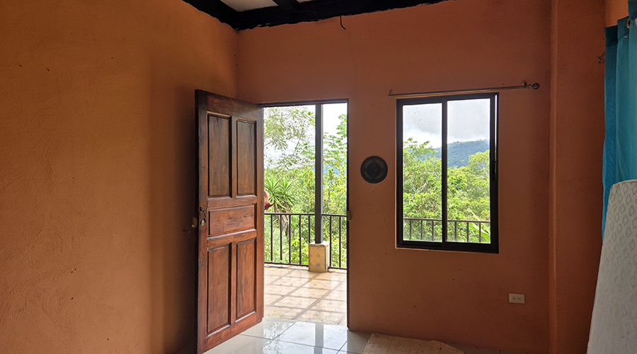 Costa Rica - Perez Zeledon - Baru - San Salvador - Finca la Cascada - MAISON - Rdc - Chambre 1 - vue 2