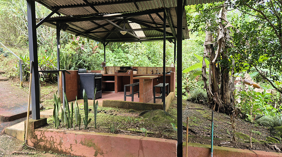Costa Rica - Perez Zeledon - Baru - San Salvador - Finca la Cascada - MAISON - Rdc - Rancho - vue 1