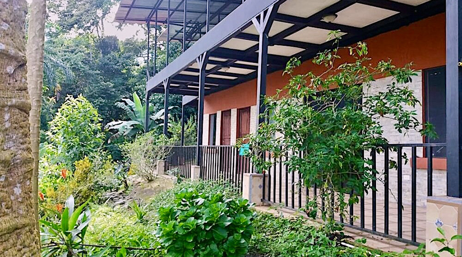 Costa Rica - Perez Zeledon - Baru - San Salvador - Finca la Cascada - MAISON - Rdc - Terrasse - vue 44
