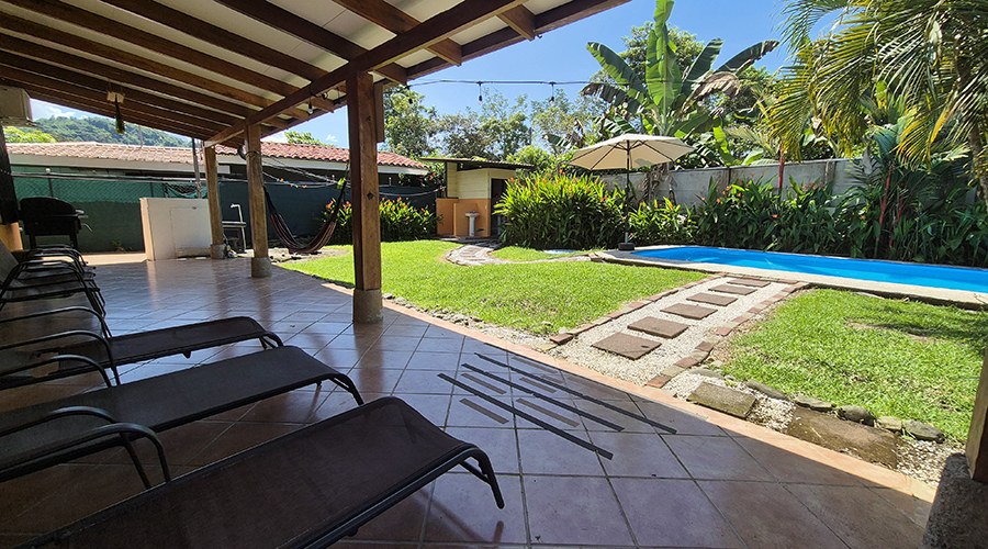 Costa Rica - Aguirre - Savegre - Matapalo - Casa de la Playa - Terrasse - vue 1
