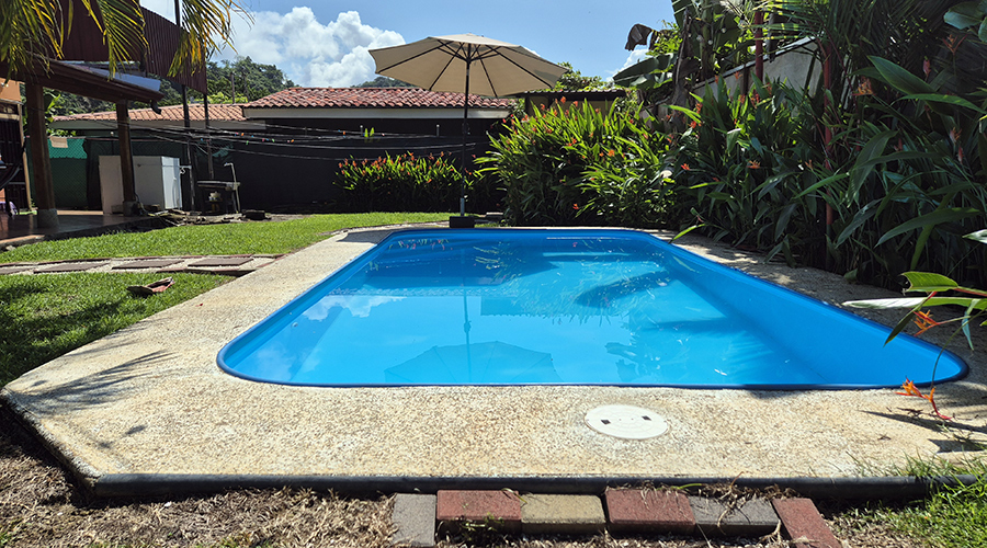 Costa Rica - Aguirre - Savegre - Matapalo - Casa de la Playa - Piscine - vue 1