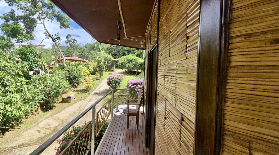 Costa Rica, Pacifique Sud - San Isidro de El General - Casa La Palma +1 - Etage - Balcon - vue 2