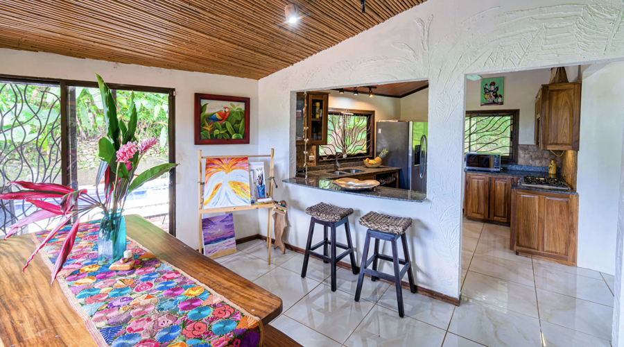 Costa Rica, Osa, Dominical - Casa del Artista - Etage - Salon 3