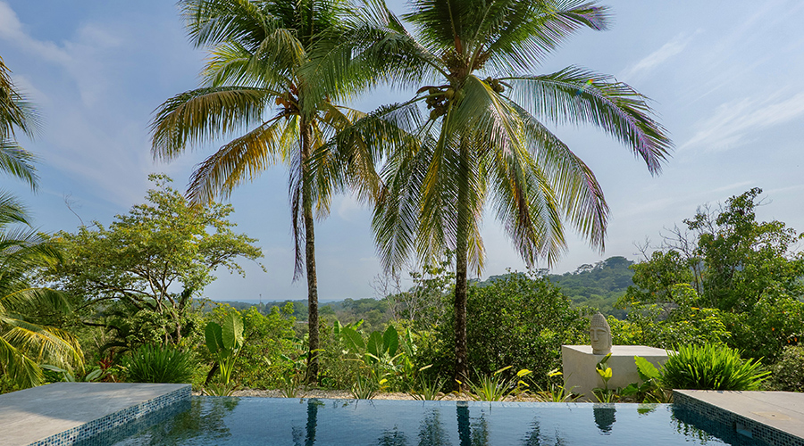 Costa Rica - Puntarenas - Hatillo - Villa Paraiso - Extrieur - Villa - Piscine - Vue 2