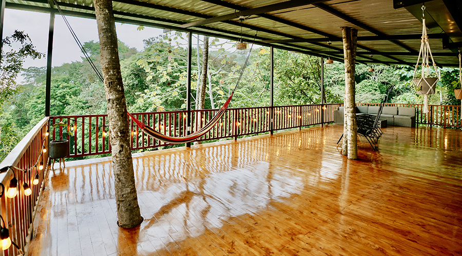 Costa Rica - Puntarenas - Hatillo - Villa Paraiso - Extrieur - Villa - Terrasse Couverte - Vue 2