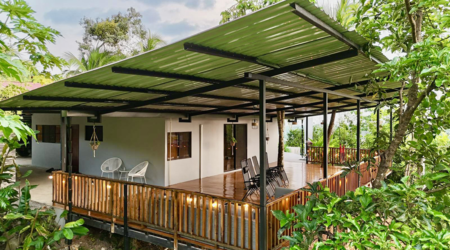 Costa Rica - Puntarenas - Hatillo - Villa Paraiso - Extrieur - Villa - Terrasse Couverte - Vue 1
