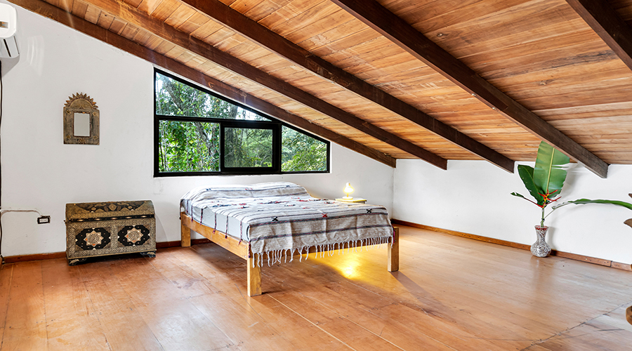 Costa Rica - Puntarenas - Las Delicias - Villa Boh�mia - Int�rieur - Chambre 1 - Vue 1