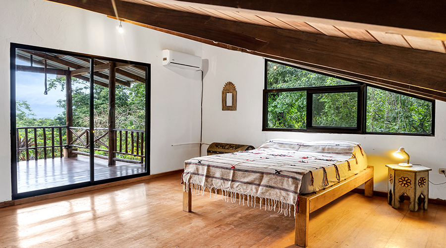 Costa Rica - Puntarenas - Las Delicias - Villa Boh�mia - Int�rieur - Chambre 1 - Vue 2