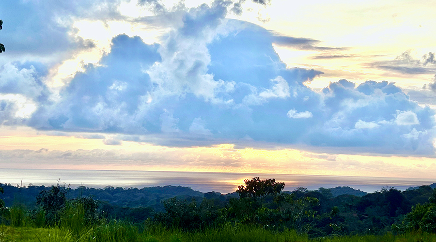 Costa Rica - Puntarenas - Ojochal - Lot Calle Cresta - Terrain - Vue Mer - Vue 1