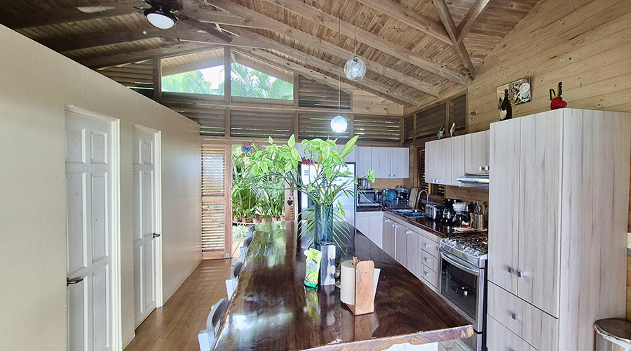 Costa Rica - Osa - Bahia Ballena - Ojochal - Casa Bella Vista - Cuisine - vue 2