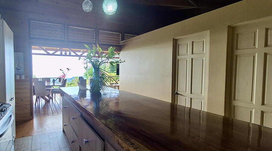 Costa Rica - Osa - Bahia Ballena - Ojochal - Casa Bella Vista - Cuisine - vue 5