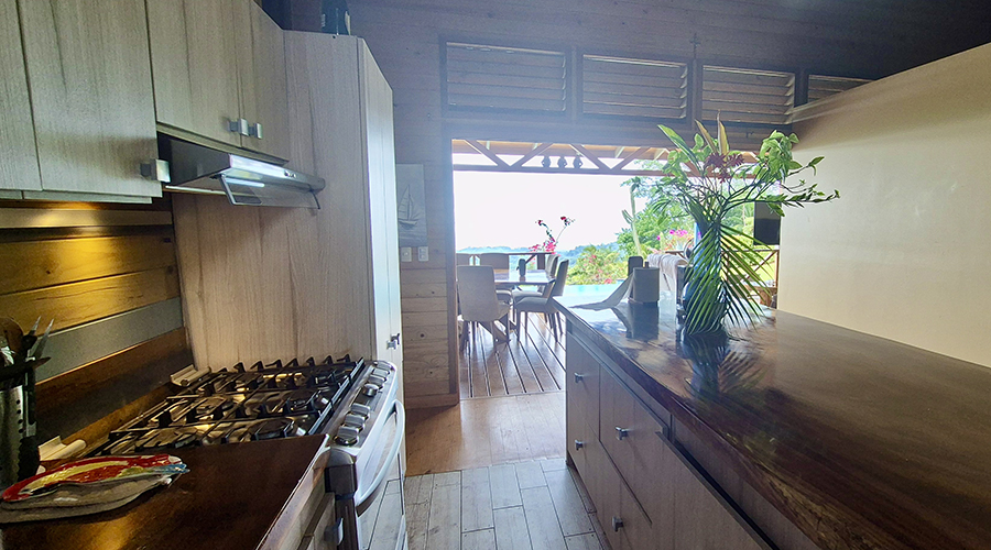 Costa Rica - Osa - Bahia Ballena - Ojochal - Casa Bella Vista - Cuisine - vue 6